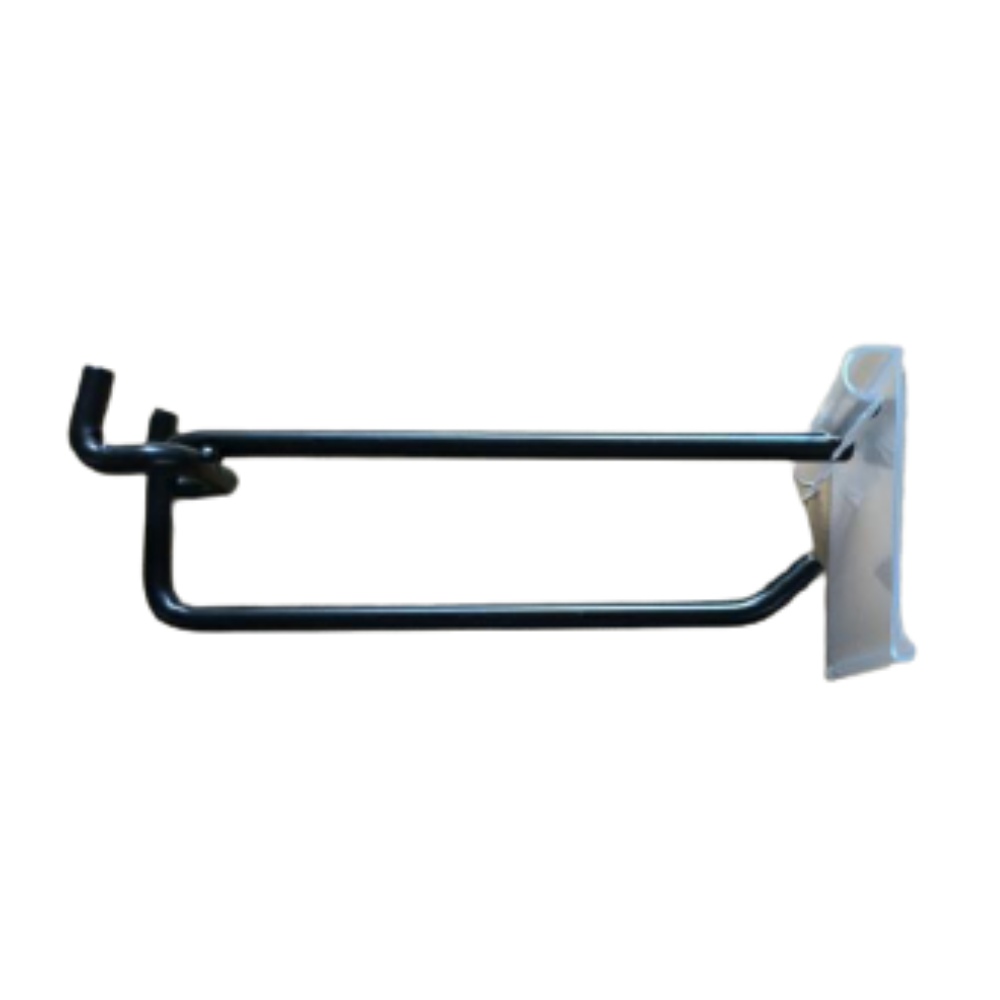 Image Crochets en métal noir de 4 pouces, incluant les étiquettes de prix